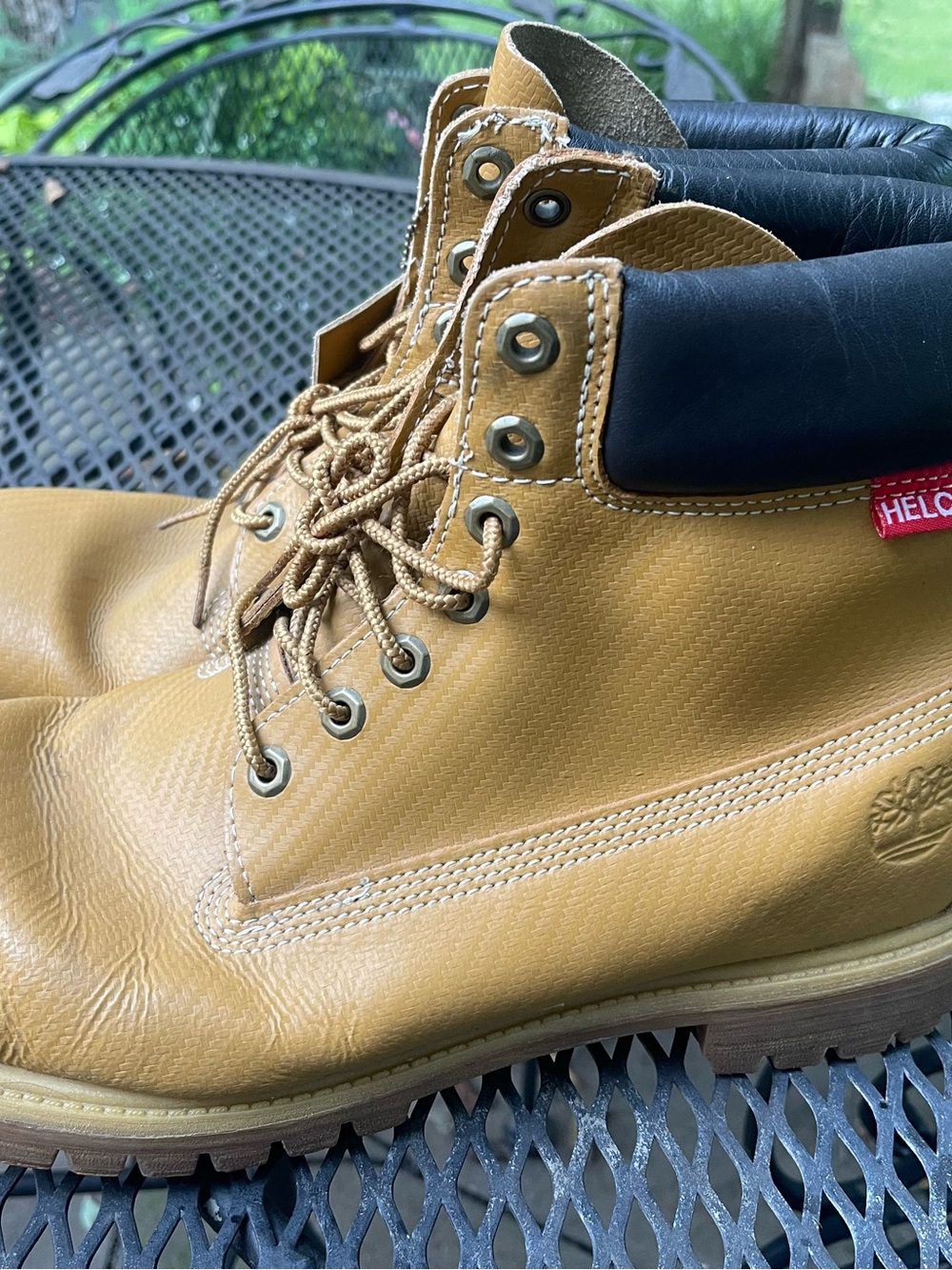 Timberland Men’s and Black Padded-Collar Work Boots